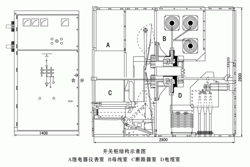 KYN61-40.5型铠裝移開式交流金屬封閉開關設備