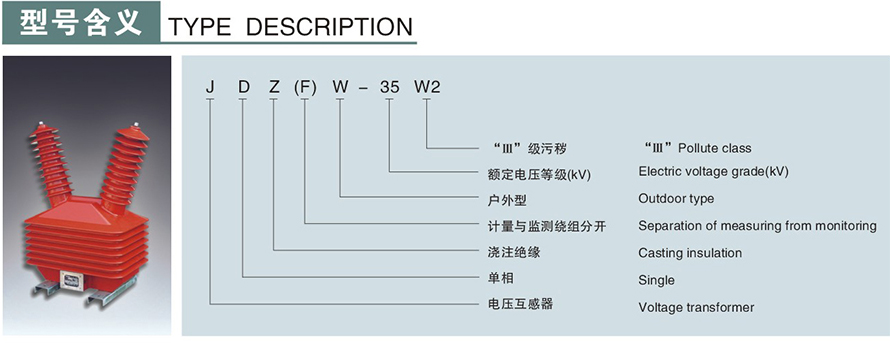 JDZW-35W2型電壓互感器
